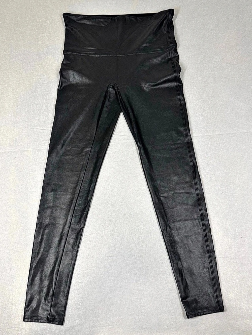 SPANX Faux Leather Leggings Black Size XL
